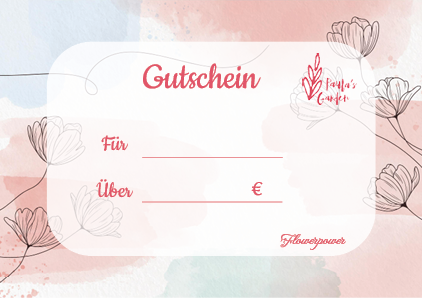 Gutschein Flowerpower
