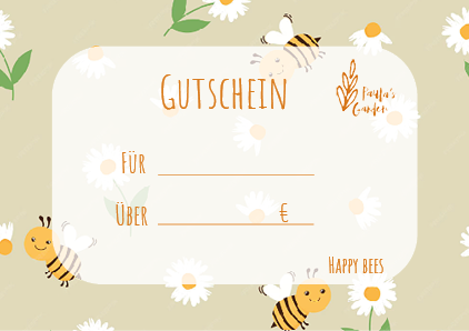Gutschein Happy Bees