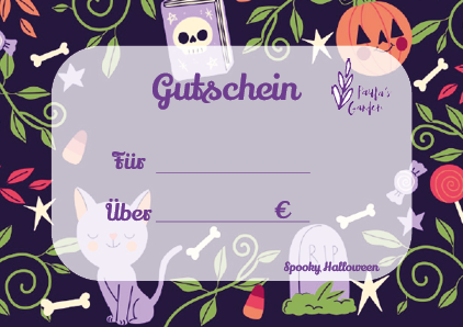 Gutschein Spooky Halloween